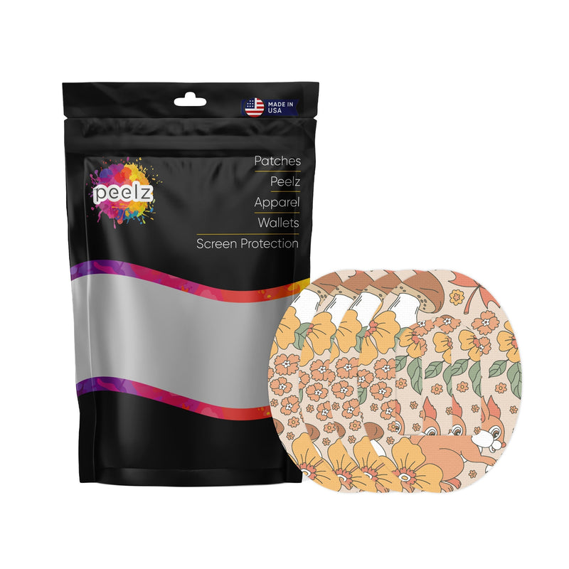 Peelz Thanksgiving Floral Pod Patch Tape - Pump Peelz Patch Medical Tape