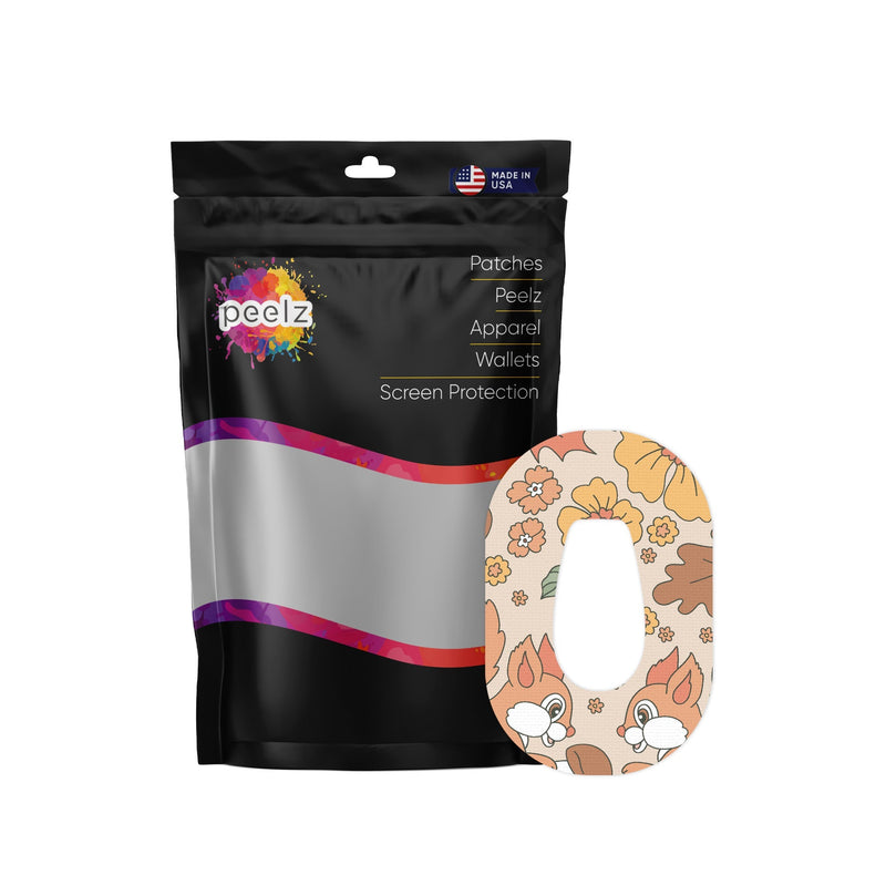 Peelz Thanksgiving Floral Dexcom G6 Patch Tape - Pump Peelz Patch Medical Tape