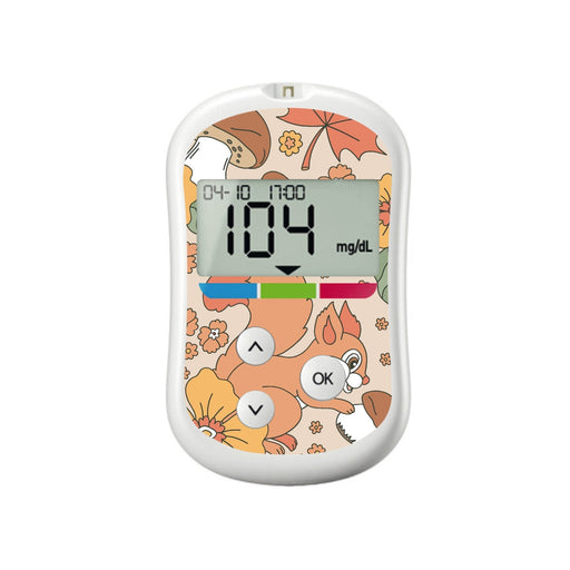Peelz Thanksgiving Floral for OneTouch Verio Flex Glucometer Peelz/Stickers