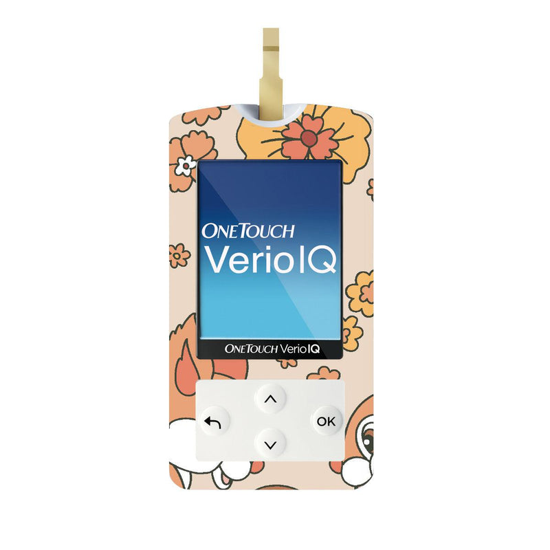 Peelz Thanksgiving Floral for OneTouch Verio IQ Glucometer Peelz/Stickers