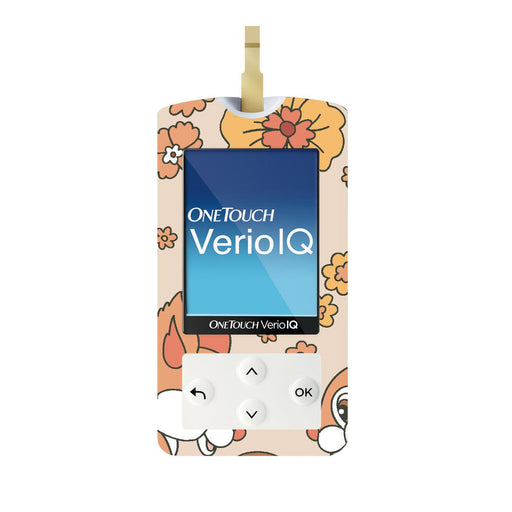 Peelz Thanksgiving Floral for OneTouch Verio IQ Glucometer Peelz/Stickers