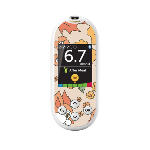 Peelz Thanksgiving Floral for OneTouch Verio Reflect Glucometer Peelz/Stickers