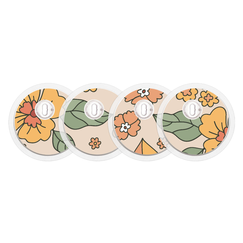 Peelz Thanksgiving Floral for the FreeStyle Libre 3 Plus & Lingo  Sensor Peelz/Stickers