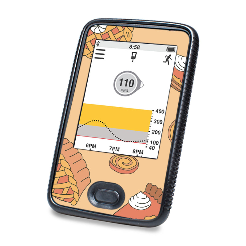 Peelz Thanksgiving Pies DEXCOM G6 Touchscreen Receiver Peelz/Stickers