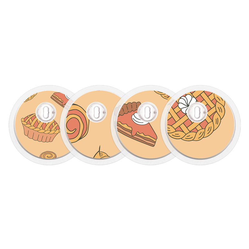 Peelz Thanksgiving Pies Designed for the FreeStyle Libre 3 Plus & Lingo  Sensor Peelz/Stickers