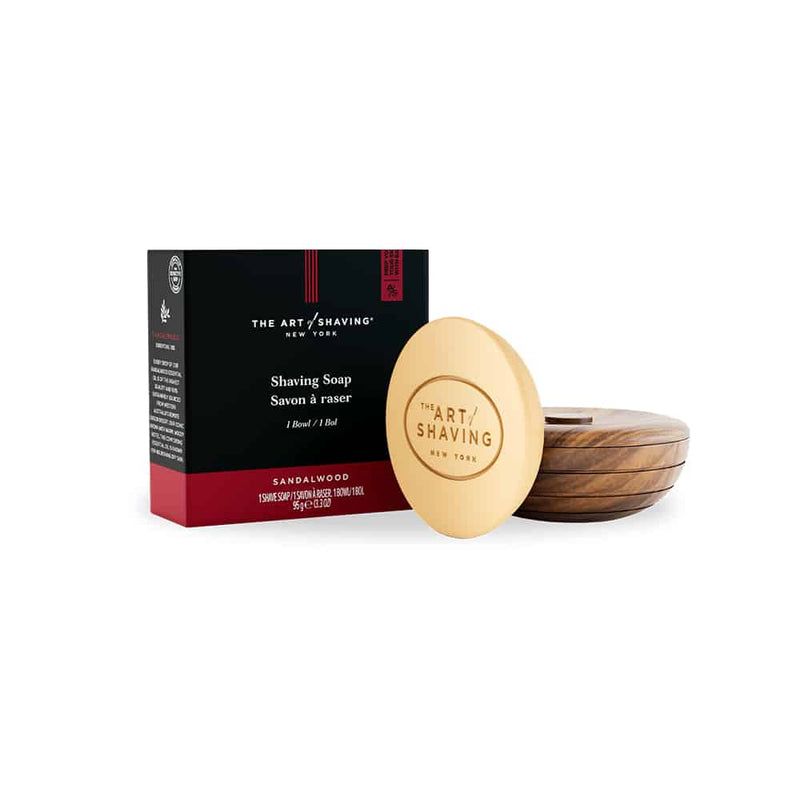 Nava Beauty The Art of Shaving Shaving Soap With Bowl - Sandalwood 95 G White Smoke