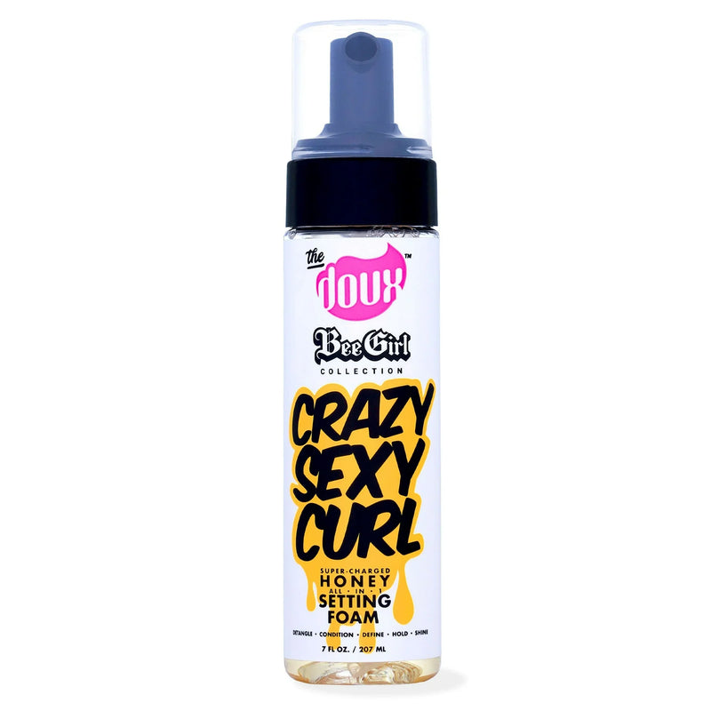 Mill's Beauty Supply The Doux Bee Girl Collection - Crazy Sexy Curl Setting Foam Hair Foam