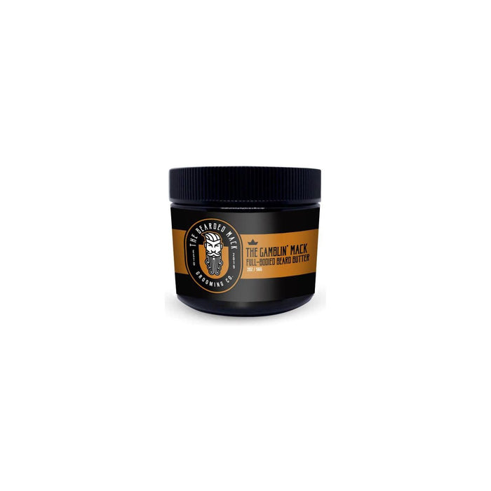 The Bearded Mack Grooming Co The Gamblin' Mack Beard Butter- Oud, Leather + Frankincense