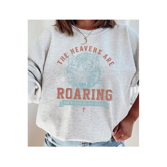 The Heavens Are Roaring Graphic Fleece Sweatshirts