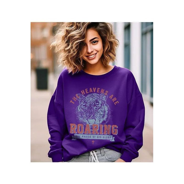 The Heavens Are Roaring Graphic Fleece Sweatshirts