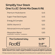 Root'd Advanced Daily Nutrition - Formulated for Men Electrolytes