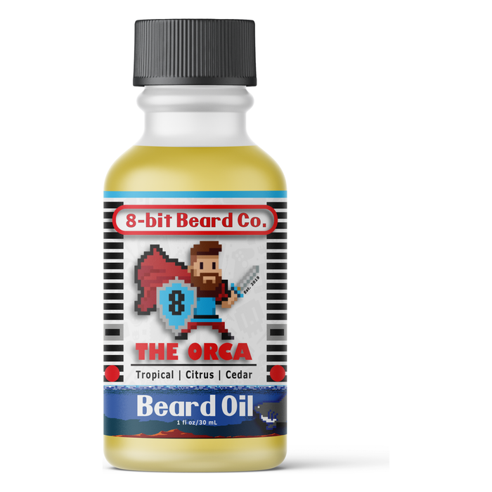 8Bit Beard Co. The Orca | Beard Oil (Limited) - Tropical, Citrus, Cedar