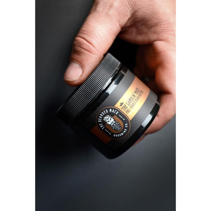 The Bearded Mack Grooming Co The Gamblin' Mack Beard Butter- Oud, Leather + Frankincense