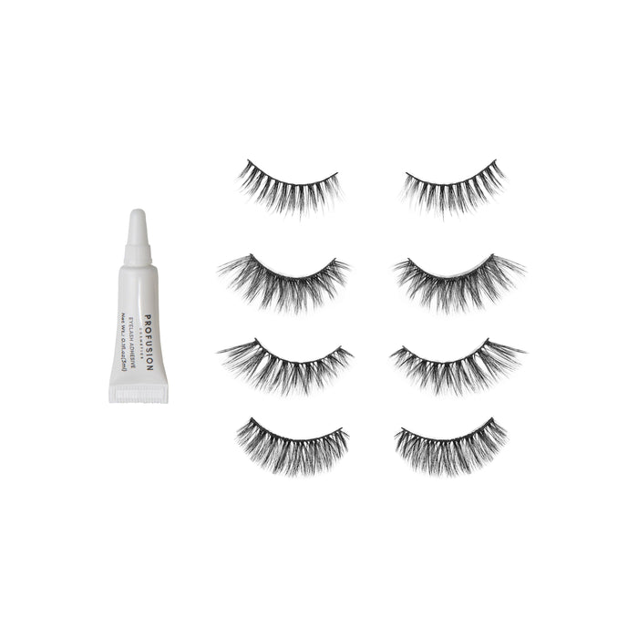 Profusion Cosmetics - Mean Girls The Plastics 4 Pair Faux Mink Lash Set - 1oz