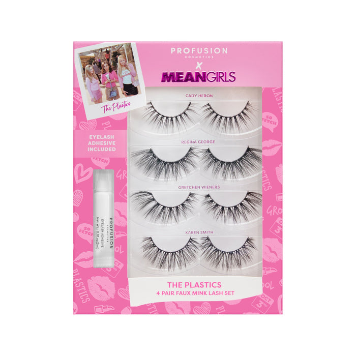 Profusion Cosmetics - Mean Girls The Plastics 4 Pair Faux Mink Lash Set - 1oz