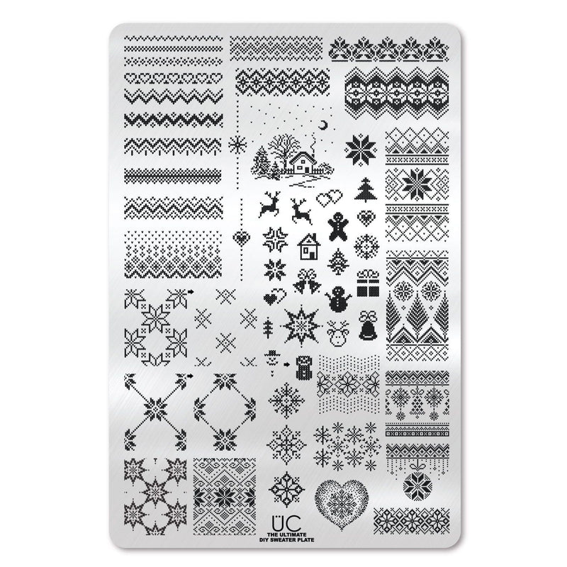 UberChic Beauty The Ultimate DIY Sweater Stamping Plate