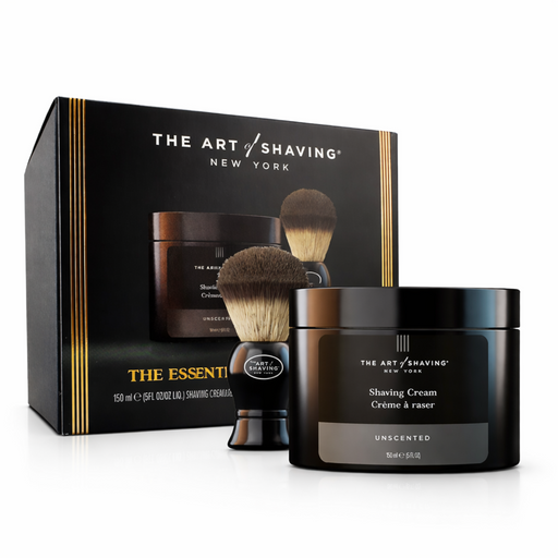 Nava Beauty The Art of Shaving Essential Starter Kit - Unscented (Travel Size) Men's White Smoke Starter Kit