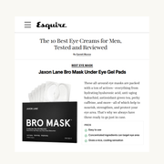 JAXON LANE Bro Mask Eye Gels - Cooling Eye Gels (6 Pack) Mask