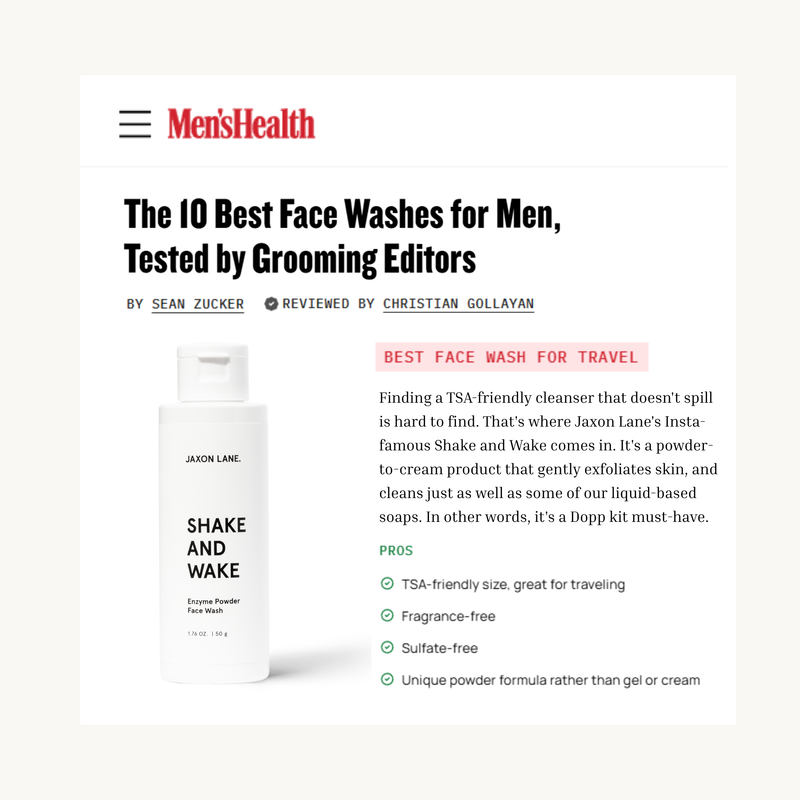 JAXON LANE Shake And Wake - Exfoliating Enzyme Powder Cleanser face wash