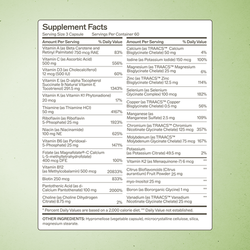 AMMD The Myers Way® Multivitamin Supplement
