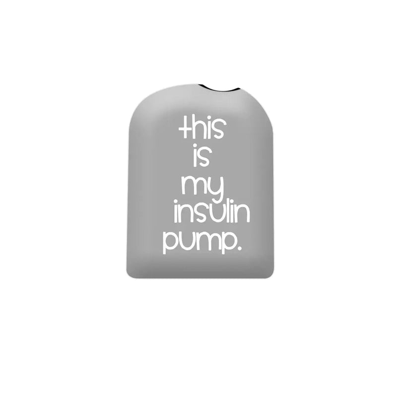 Peelz This is my insulin pump - Grey - Pod Sticker – Pump Peelz Peelz/Stickers