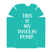 Peelz This is my insulin pump - Teal - Pod Sticker – Pump Peelz Peelz/Stickers