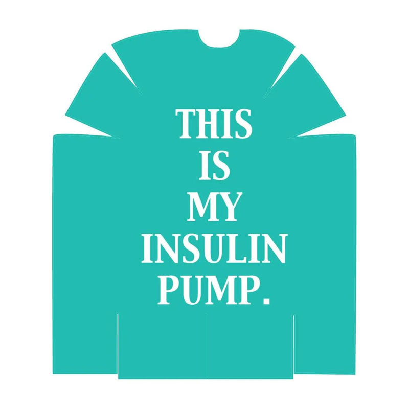 Peelz This is my insulin pump - Teal - Pod Sticker – Pump Peelz Peelz/Stickers