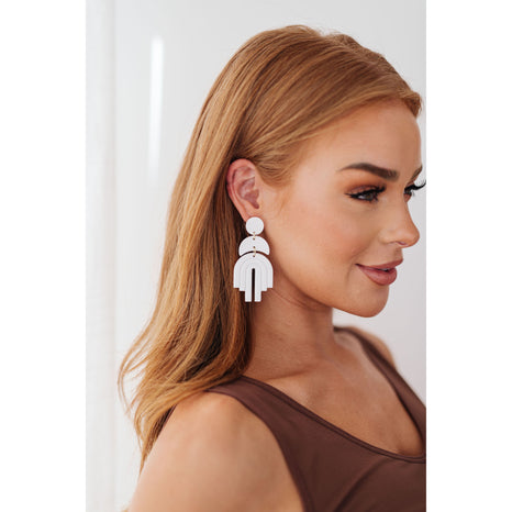 This Promise  Earrings in Cream