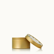 Nava Beauty Thymes Frasier Fir Candle Tin with Gold Lid 6.5 OZ White Smoke 2.5 Oz - Travel Tin