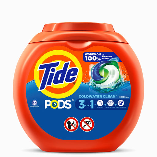 Tide Tide Pods Liquid Laundry Detergent Soap Pacs, 4-in-1 Ultra Oxi Laundry Detergent