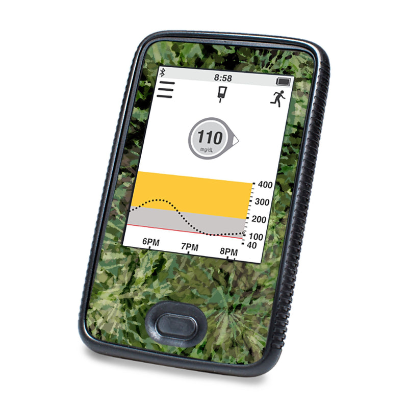 Peelz Tie Dye Camo DEXCOM G6 Touchscreen Receiver Peelz/Stickers