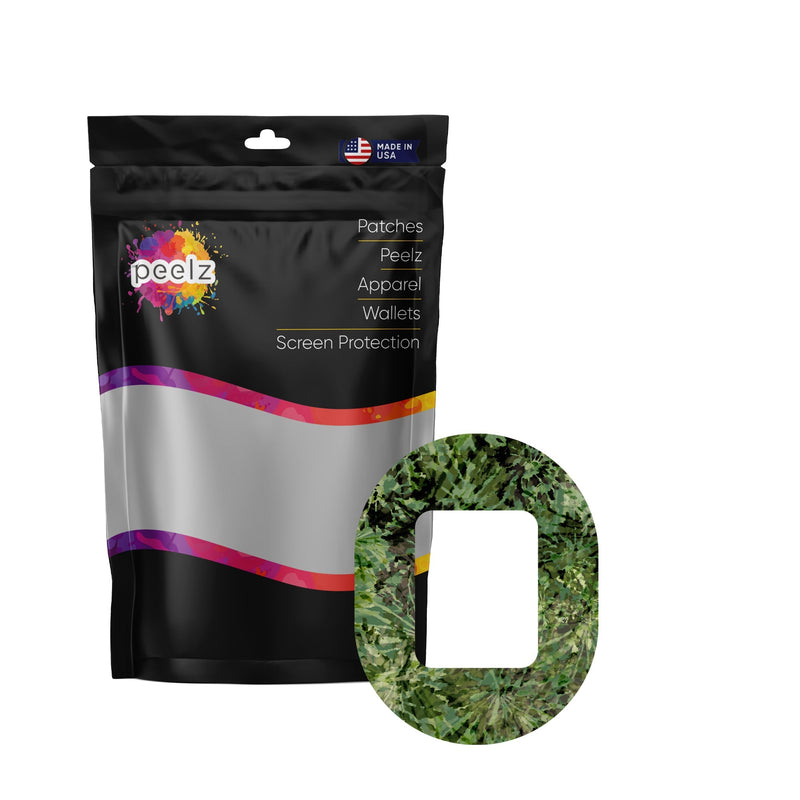 Peelz Tie Dye Camo Tandem Mobi Patch Tape - Pump Peelz Patch Medical Tape
