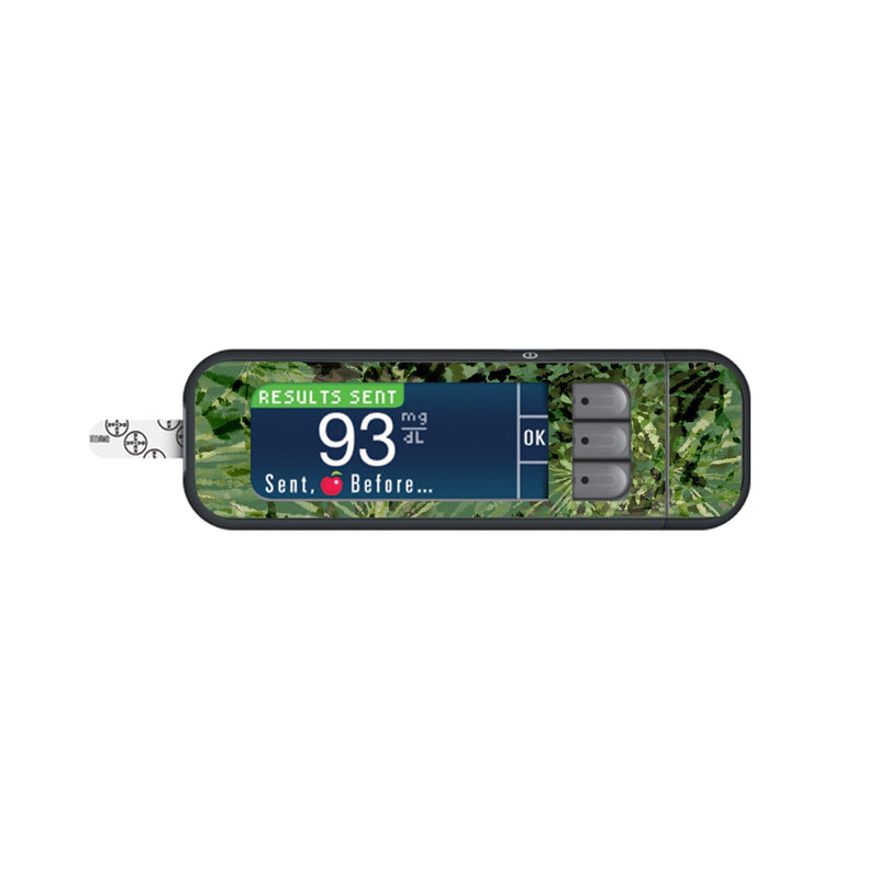 Peelz Tie Dye Camo for Bayer Contour Next Glucometer Peelz/Stickers