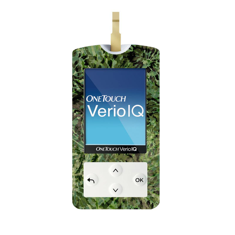 Peelz Tie Dye Camo for OneTouch Verio IQ Glucometer Peelz/Stickers