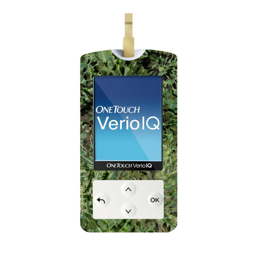 Peelz Tie Dye Camo for OneTouch Verio IQ Glucometer Peelz/Stickers