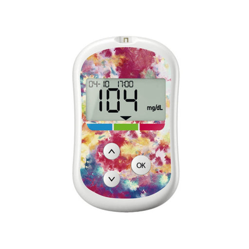 Peelz Tie Dye for OneTouch Verio Flex Glucometer Peelz/Stickers