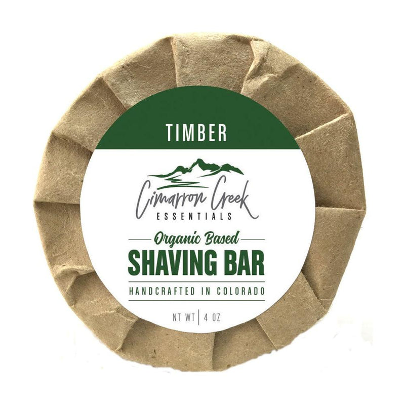 Cimarron Creek Essentials Timber Organic Shaving Bar Soap 3.2oz Shaving & Grooming