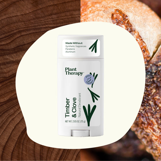 Plant Therapy Timber & Clove Natural Deodorant Body Care