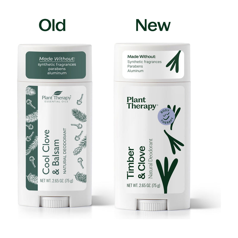 Plant Therapy Timber & Clove Natural Deodorant Body Care
