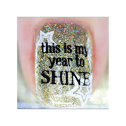 UberChic Beauty New Year New Digits Stamping Plate