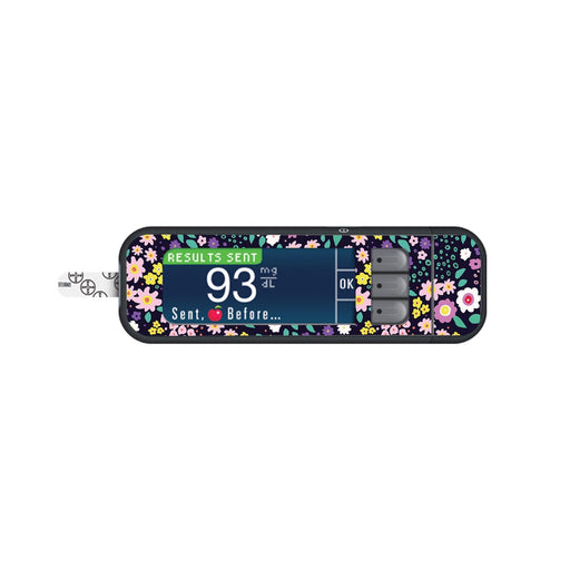 Peelz Tiny Flowers Bayer Contour Next Glucometer Peelz/Stickers
