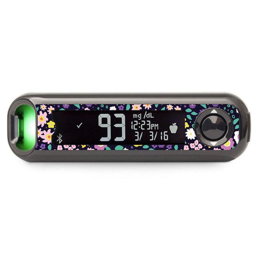 Peelz Tiny Flowers Bayer Contour© Next One Glucometer Peelz/Stickers
