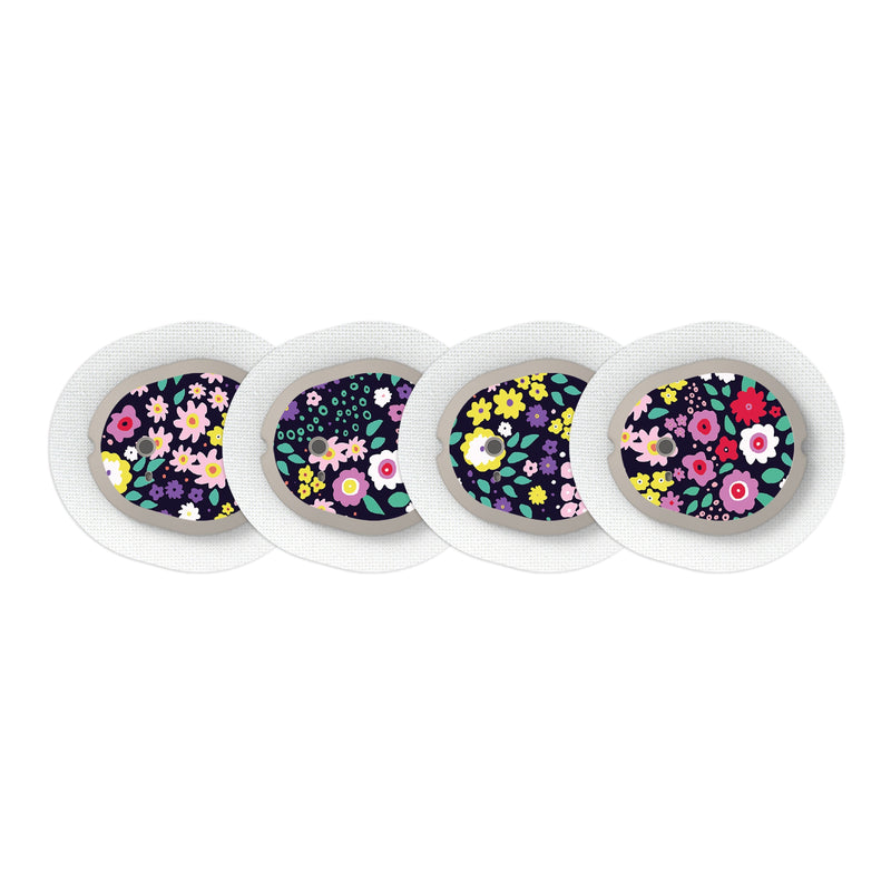 Peelz Tiny Flowers DEXCOM G7 and Stelo Transmitter Peelz/Stickers