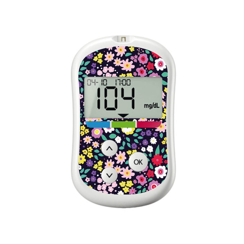 Peelz Tiny Flowers OneTouch Verio Flex Glucometer Peelz/Stickers