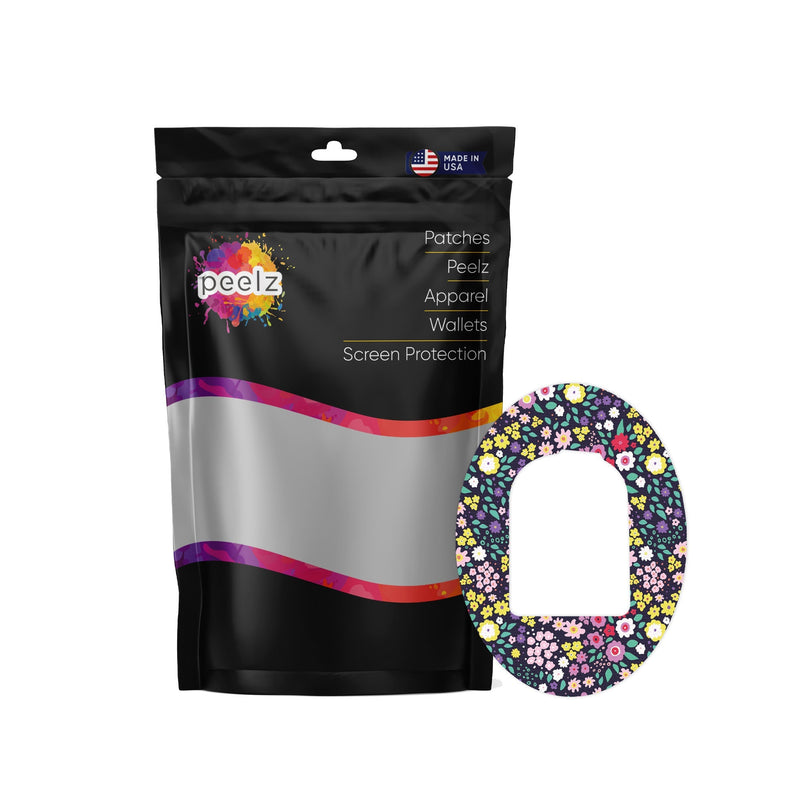 Peelz Tiny Flowers Pod Patch Tape - Pump Peelz Patch Medical Tape