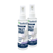 EcoStrong Discrete Toilet Spray Toilet Odor White Smoke 2 x 4 oz Sprayer Bottle