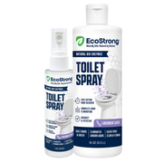 EcoStrong Discrete Toilet Spray Toilet Odor White Smoke 4 oz Sprayer Bottle and 16 oz Refill