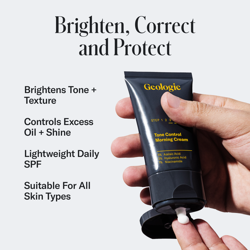 Geologie Tone Control Face Cream with SPF15 Full Size Bottle