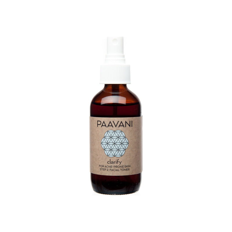 Paavani Ayurveda Clarify Toner | Ayurvedic Facial Mist for Blemish-Prone Skin simple