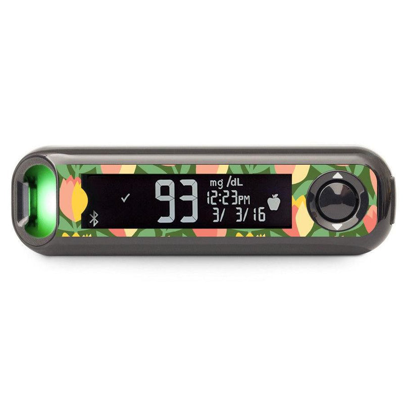 Peelz Tons Of Tulips Bayer Contour© Next One Glucometer Peelz/Stickers